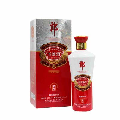 【2012年老酒】白酒 郎酒53度精品老郎酒1898酱香型500mlx6瓶